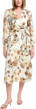 Anne Klein Balloon Sleeves Midi Dress