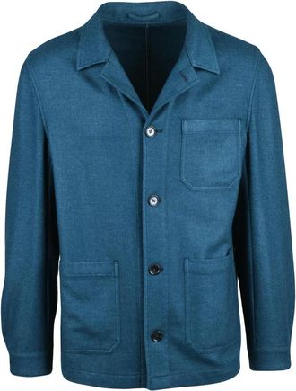 L.B.M. 1911 L.b.m. 1911, Heren, Jassen, Blauw, Maat: 3XL Wol