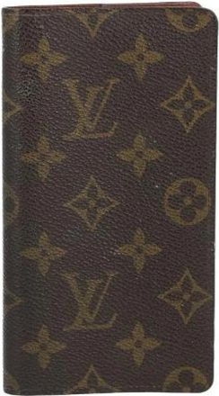 Louis Vuitton Pre-owned Checkbook Holder - Dames - Vintage Accessoires - Bruin - ONE Size - Vintage