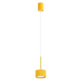 Sollux Lighting L&aacute;mpara colgantes amarillo aluminio alt. 125 cm