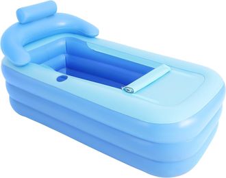 OEM Ba&ntilde;era Hinchable Y Plegable De Pvc Para Adultos Y Ni&ntilde;os, Con Respaldo Ergon&oacute;mico, Para Uso Interior Y Exterior, 160 X 84 X 64 Cm