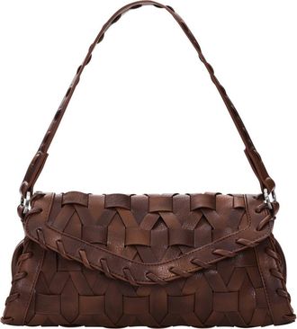 Desigual Small Woven Handbag in Brown at Nordstrom