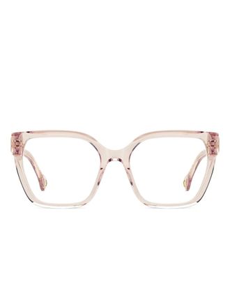 Carolina Herrera square frame glasses - unisex - Acetate - 54 - Neutrals