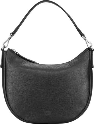 Jost Vika Hobo Leather Shoulder Bag Black