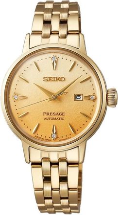 Seiko Presage Cocktail Time - Dames - Horloges - Geel - ONE Size - Accessoires