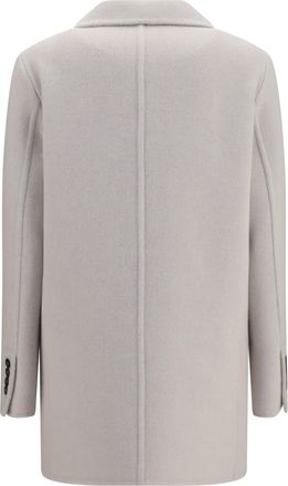 Brunello Cucinelli Womens Single-Breasted Wool And Cashmere Jacket Chiglia