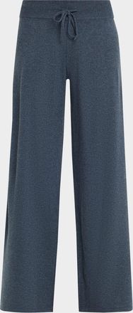 Lisa Yang Sofi Cashmere Straight-Leg Pull-On Trousers