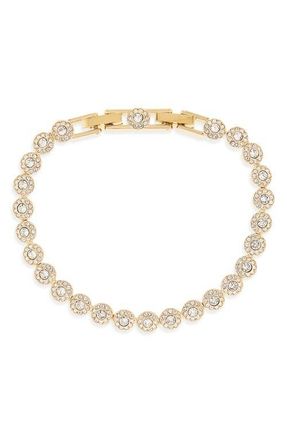 Swarovski Una Crystal Bracelet in Gold/Crystal at Nordstrom
