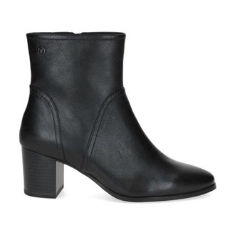 Caprice Schoenen, Dames, Zwart, 42 EU, Leer, Enkellaarsjes