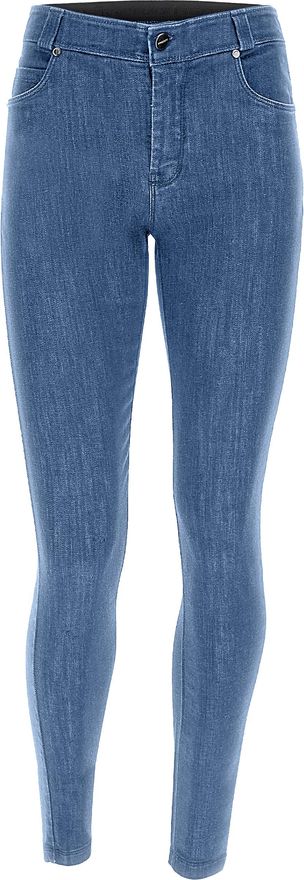 Jeans skinny vita regular in denim sostenibile