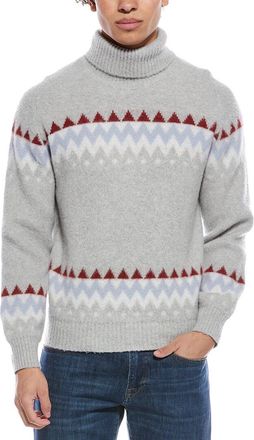 Eleventy Wool & Cashmere-Blend Turtleneck Sweater