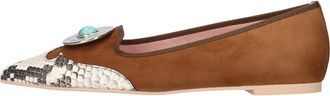 Pretty Ballerinas Cowboy Pointed Toe Loafer in Brown at Nordstrom, Size 39