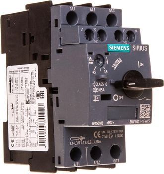 SIEMENS Disyuntor De Motor 3p 3.5-5a 1z 1r S00 3rv2011-1fa15