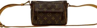 Louis Vuitton Pre-owned Cross Body Bag - Dames - Vintage Schoudertas - Bruin - ONE Size - Leer - Vintage