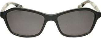 Christian Lacroix Ladies Black Rectangular Sunglasses CLS1027-221-2
