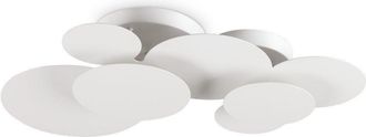 Netlighting Cloud Circles Decorative Flush Ceiling Light White 74cm 3000K