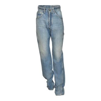 Maison Margiela Straight Jeans, female, Blue, Size: W29 Straight-leg Jeans