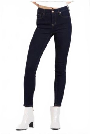 Dear John Denim Womens Gisele Breakwater Skinny Jeans In Navy