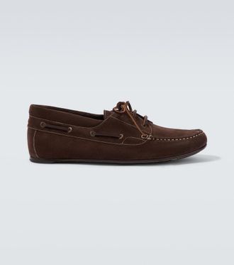 Manolo Blahnik Marino suede loafers
