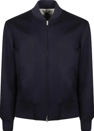 Lardini Virgin Wool Bomber Jacket