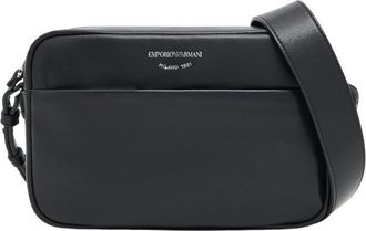 Emporio Armani Rechthoekige Schoudertas - Dames - Schoudertassen - Zwart - ONE Size - Leer - Tassen