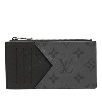 Louis Vuitton Pre-owned Business card case - Heren - Pre-owned - Zwart - Maat: ONE Size Leer