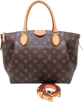 Louis Vuitton Pre-owned Canvas Handtas - Dames - Vintage Handtas - Bruin - ONE Size - Vintage
