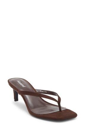 Abound Tina Kitten Heel Sandal in Brown Chocolate at Nordstrom Rack, Size 9.5