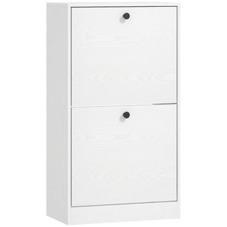HOMCOM Zapatero 47x26x85 cm blanco