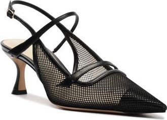 Alexandre Birman Tita Pointed Toe Slingback Pump in Black at Nordstrom, Size 7.5