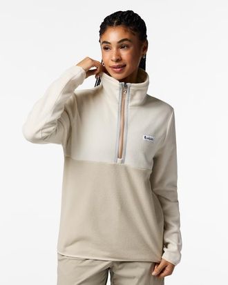 Cotopaxi Amado Fleece Pullover - Womens in Chalk And Mineral at Nordstrom, Size X-Large