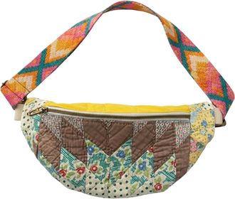 Generic Small Sling Bag,Handmade Portable Storage Pouch - Vintage Inspired Fabric Sling Bag | for Daily Outdoor Climbing Cycling Fishing Sports Camping Travel