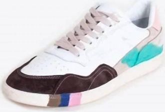 Vilagallo Womens Piel Puntera Shoe Sneaker In White Multi