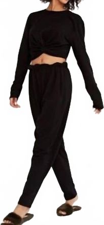 Bloomingdale's Florence Twist Front Top In Black