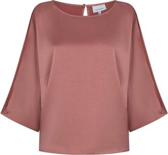 Dante6 Dames, Blouses & Shirts, Roze, Maat: XS Satijn