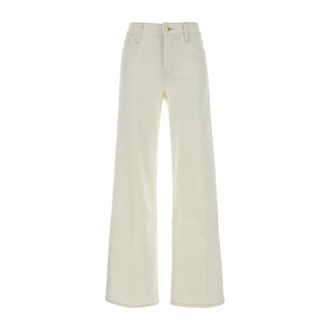 Frame Denim Le Slim Palazzo - female - Frame - Wide Jeans - White - W29 - Jeans