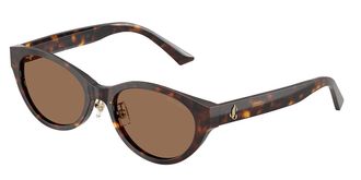 Jimmy Choo London JC5064D Asian Fit 500273 Womens Sunglasses Tortoiseshell Size 55