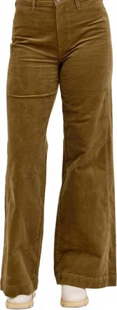 Judy Blue High Rise Retro Wide Leg Corduroy Pants In Green