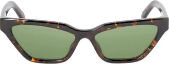 Off-white MADISON Green Cat Eye Ladies Sunglasses OERI13B 6055 56