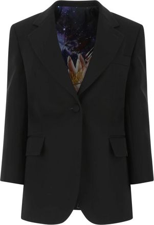 Lanvin Giacca - Dames - Blazers - Zwart - XS - Wol - Jassen