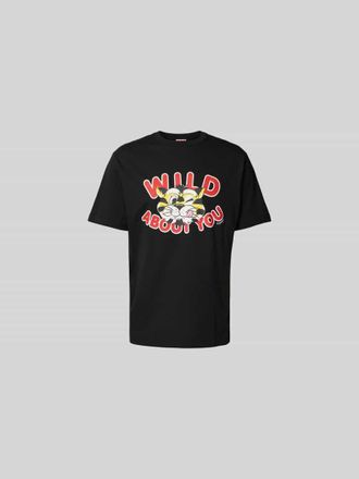 Kenzo Regular Fit T-Shirt aus reiner Baumwolle in Black, Gr&ouml;&szlig;e L