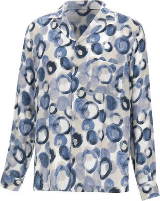 Tagliatore Island Shirt - Heren - Casual Overhemden - Blauw - M - Overhemden