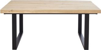 Maisons du monde Mesa de comedor con vigas de roble macizo para 6/8 personas L.180 cm
