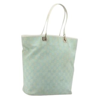 Gucci Bolso Tote Vintage Pre-owned - Pre-owned - Mujer - Azul - ONE SIZE