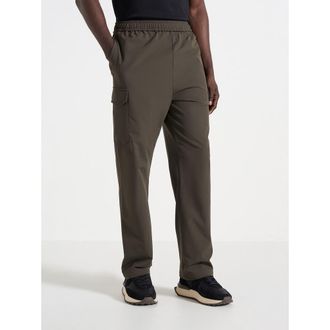 Mani&egrave;re De Voir Rayan Technical Cargo Trousers in Olive at Nordstrom, Size Medium