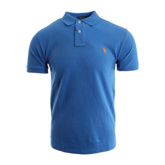 Ralph Lauren Polo Shirts, male, Blue, Size: M Polo Slim Fit