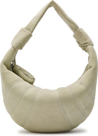 Christophe Lemaire Fortune Croissant Mini Nubuck Leather Shoulder bag - Sage - One Size