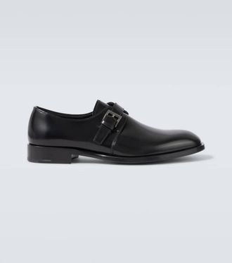 Prada Leather monk strap shoes