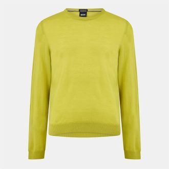HUGO BOSS Heren Leno-P Trui (Helder groen)