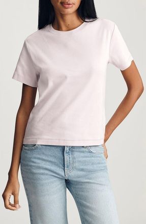 Mavi Nina Crewneck Cotton T-Shirt in Orchid Hush at Nordstrom, Size Medium